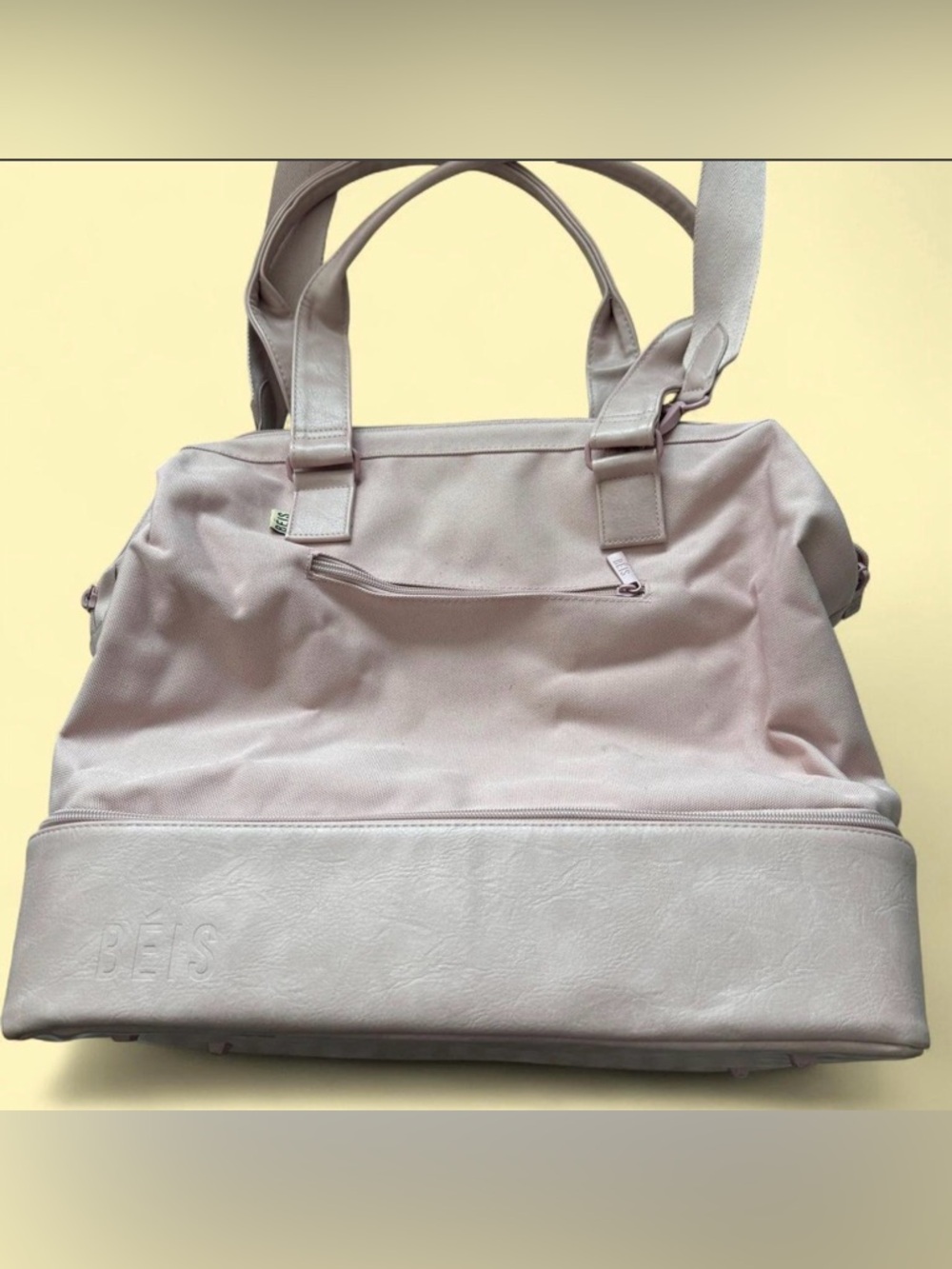BEIS Mini Weekender in Atlas Pink